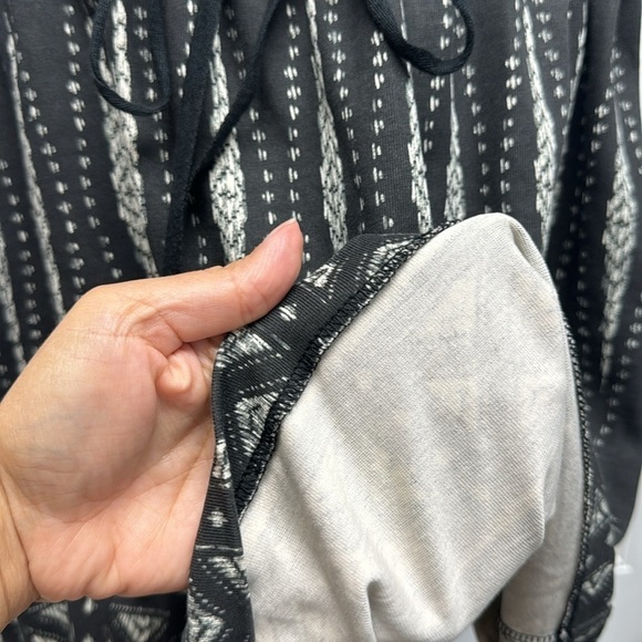 Tory Burch Bologan Knit Aztec Pima Cotton Drawstring Mini Shortsleeve Dress - Picture 14 of 16